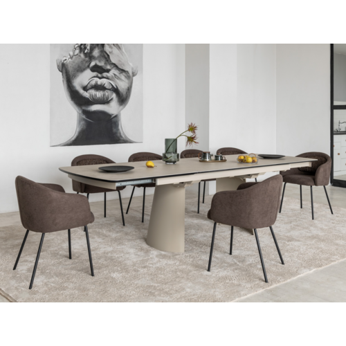 Стілець M-242 шоколадний+чорний - Фото №12