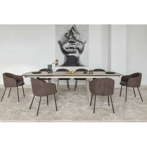 Стілець M-242 шоколадний+чорний - Фото №16