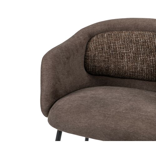 Стілець M-242 шоколадний+чорний - Фото №9