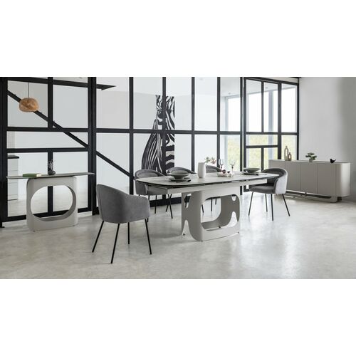 Стілець M-242 туманний сірий+чорний - Фото №13