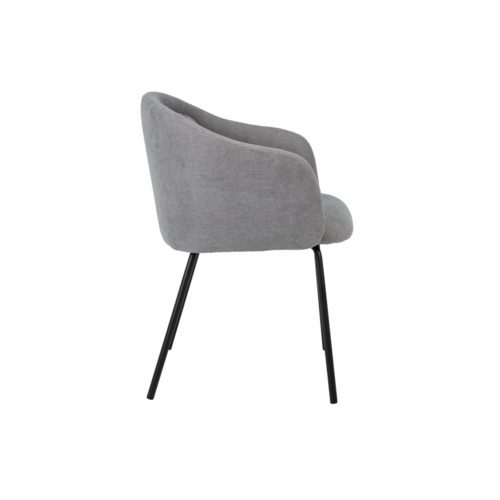 Стілець M-242 туманний сірий+чорний - Фото №2