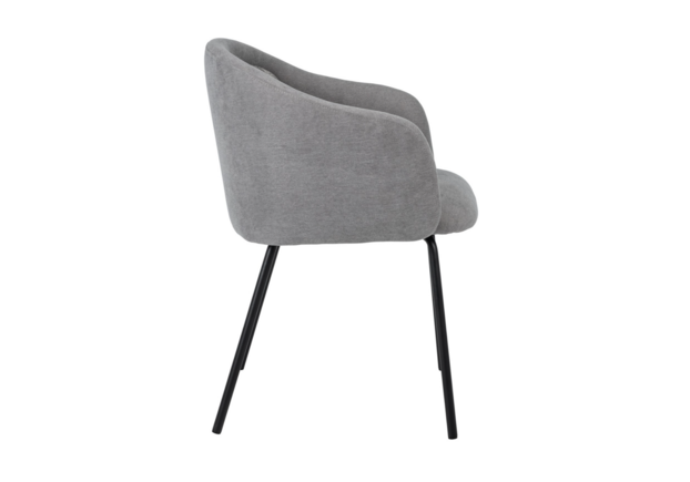 Стілець M-242 туманний сірий+чорний - Фото №2