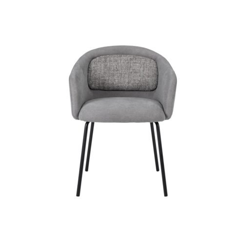 Стілець M-242 туманний сірий+чорний - Фото №5