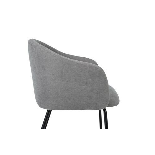 Стілець M-242 туманний сірий+чорний - Фото №6