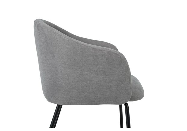 Стілець M-242 туманний сірий+чорний - Фото №2