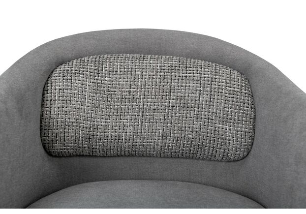 Стілець M-242 туманний сірий+чорний - Фото №2