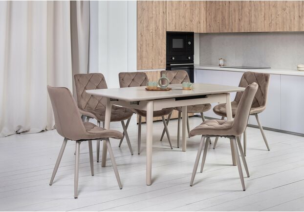 Фото №2. Стілець M-45 капучино велюр+капучино - Meblistico Стілець M-45 капучино велюр+капучино - Фото №2