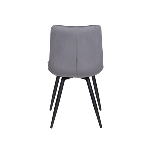 Стілець M-45 сірий велюр+чорний - Фото №4