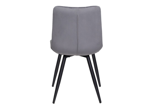 Стілець M-45 сірий велюр+чорний - Фото №2