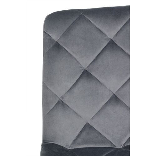 Стілець M-45 сірий велюр+чорний - Фото №7