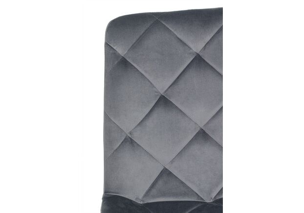 Стілець M-45 сірий велюр+чорний - Фото №2