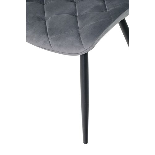 Стілець M-45 сірий велюр+чорний - Фото №8