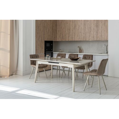 Стул M-48 капучино велюр+капучино - Фото №13