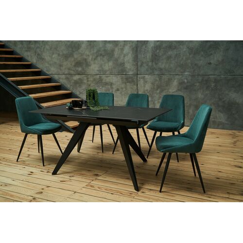 Стілець M-72 смарагдовий+чорний - Фото №10