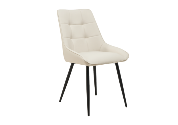 Фото №1. Стул M-75 айвори+черный - Meblistico Стул M-75 айвори+черный - Фото №1