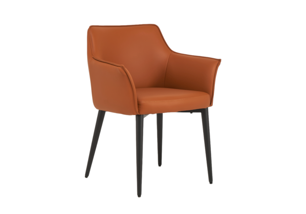 Фото №1. Стул M-90 терракотовый+черный - Meblistico Стул M-90 терракотовый+черный - Фото №1