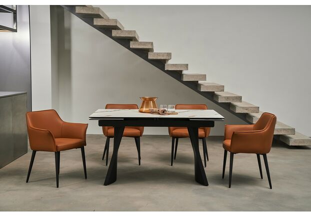 Фото №2. Стул M-90 терракотовый+черный - Meblistico Стул M-90 терракотовый+черный - Фото №2