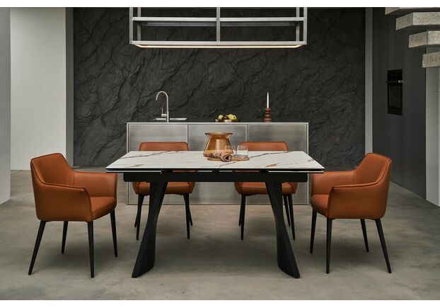 Фото №2. Стул M-90 терракотовый+черный - Meblistico Стул M-90 терракотовый+черный - Фото №2