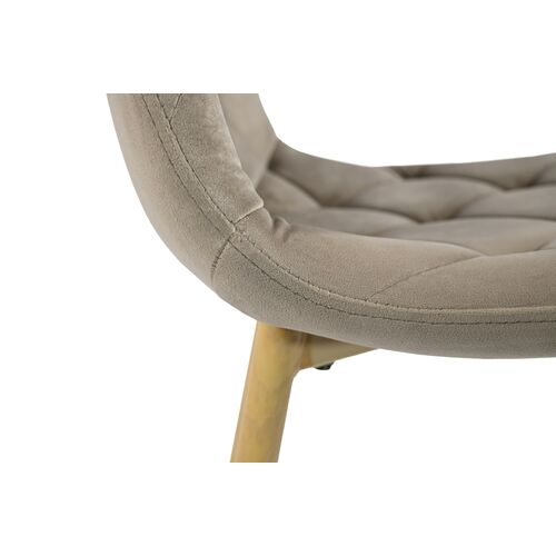 Стілець N-41 капучино велюр+дуб - Фото №10