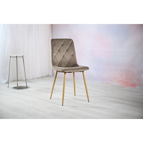 Стілець N-41 капучино велюр+дуб - Фото №12