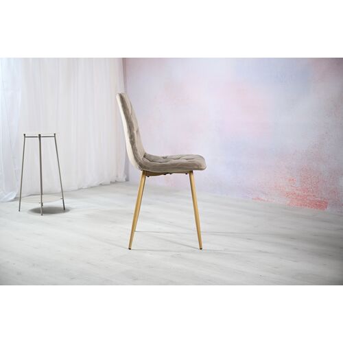 Стілець N-41 капучино велюр+дуб - Фото №13