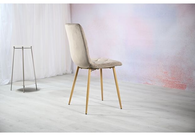 Стілець N-41 капучино велюр+дуб - Фото №2