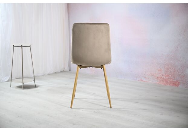 Стілець N-41 капучино велюр+дуб - Фото №2