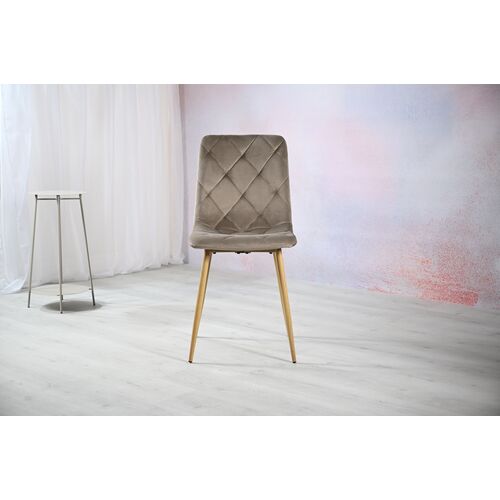 Стілець N-41 капучино велюр+дуб - Фото №16