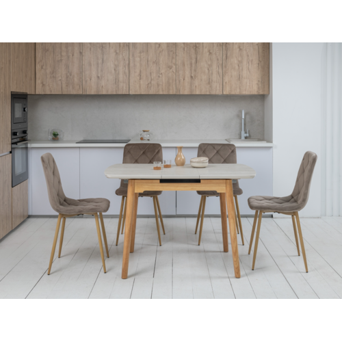 Стілець N-41 капучино велюр+дуб - Фото №20