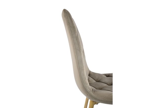 Стілець N-41 капучино велюр+дуб - Фото №2