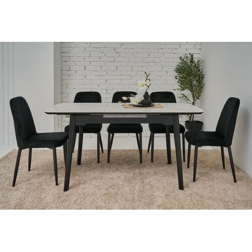 Стілець N-44 чорний велюр+чорний - Фото №11