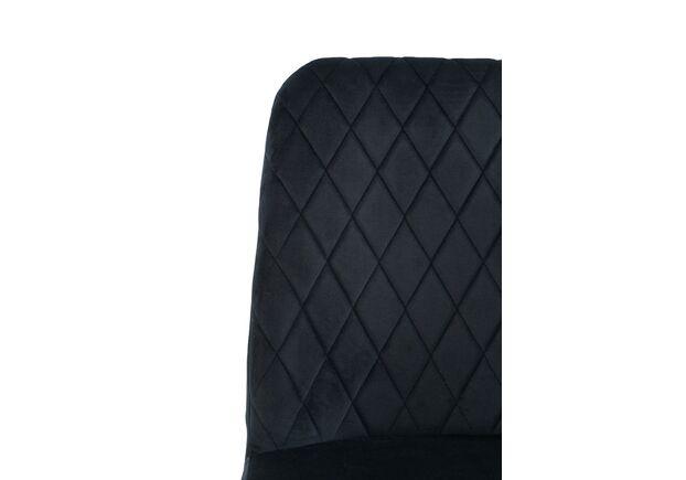 Фото №2. Стілець N-44 чорний велюр+чорний - Meblistico Стілець N-44 чорний велюр+чорний - Фото №2