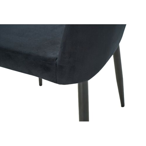 Стілець N-44 чорний велюр+чорний - Фото №9