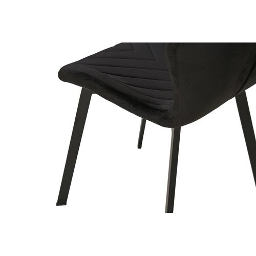 Стілець N-54 чорний велюр+чорний - Фото №10