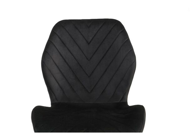 Фото №2. Стілець N-54 чорний велюр+чорний - Meblistico Стілець N-54 чорний велюр+чорний - Фото №2