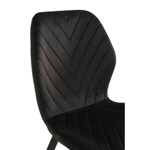 Стілець N-54 чорний велюр+чорний - Фото №7