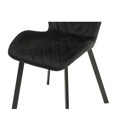 Стілець N-54 чорний велюр+чорний - Фото №8