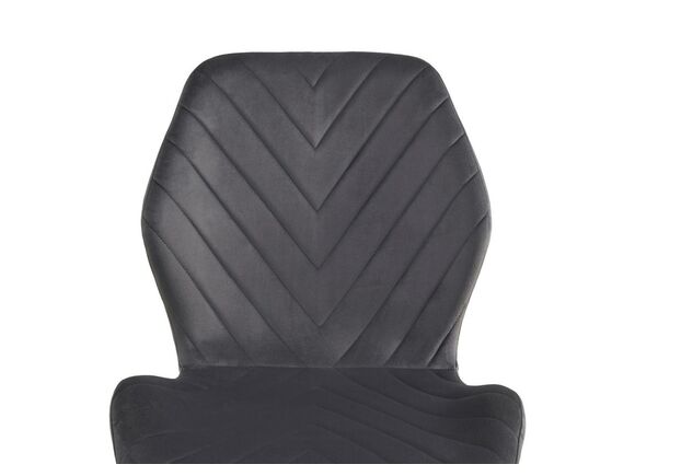 Фото №2. Стілець N-54 темно-сірий велюр+сірий - Meblistico Стілець N-54 темно-сірий велюр+сірий - Фото №2