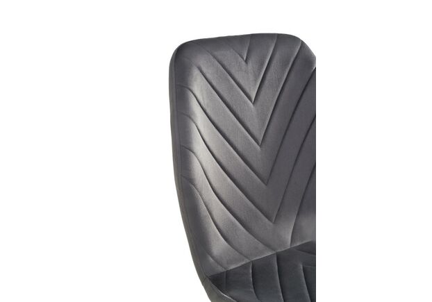 Фото №2. Стілець N-54 темно-сірий велюр+сірий - Meblistico Стілець N-54 темно-сірий велюр+сірий - Фото №2