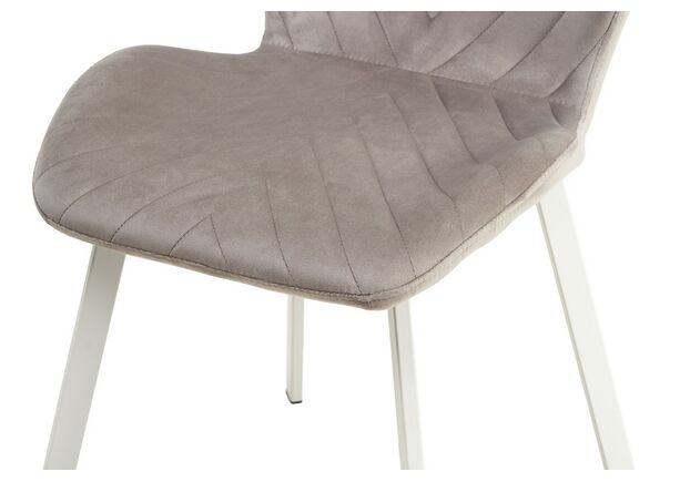 Стул N-54 латте велюр+белый - Фото №2