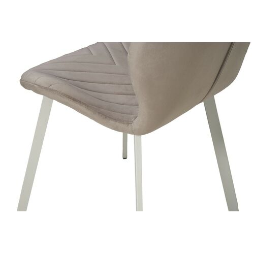 Стул N-54 латте велюр+белый - Фото №9