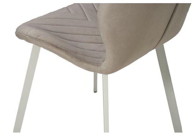 Стул N-54 латте велюр+белый - Фото №2