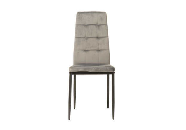 Фото №2. Стул N-66-2 серый велюр - Meblistico Стул N-66-2 серый велюр - Фото №2