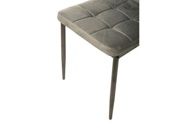 Фото №2. Стул N-66-2 серый велюр - Meblistico Стул N-66-2 серый велюр - Фото №2