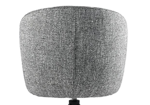 Стілець поворотний R-160 графітовий твід+чорний - Фото №2