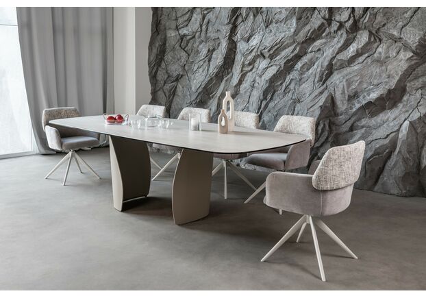 Стілець поворотний R-165 прованс+білий - Фото №2