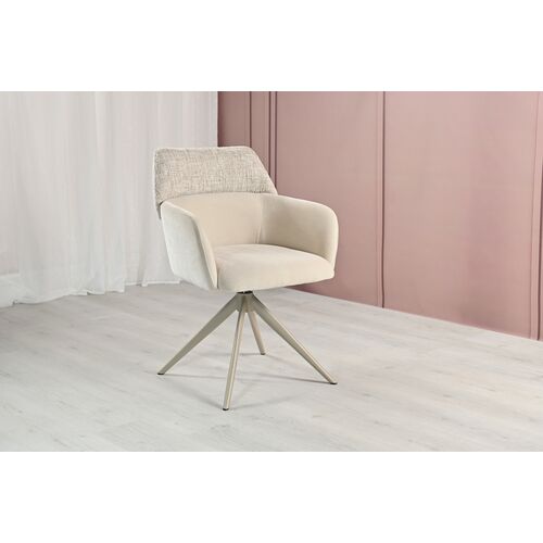 Стілець поворотний R-165 тофу+капучино - Фото №14