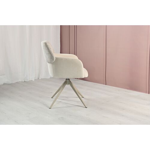 Стілець поворотний R-165 тофу+капучино - Фото №15