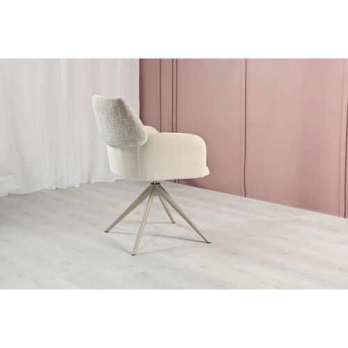 Стілець поворотний R-165 тофу+капучино - Фото №16