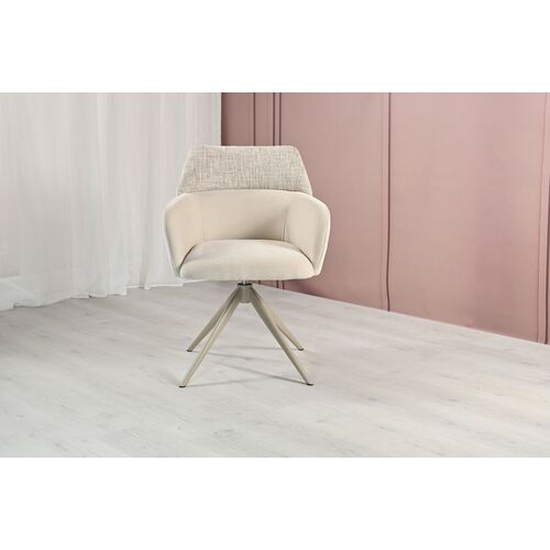 Стілець поворотний R-165 тофу+капучино - Фото №18